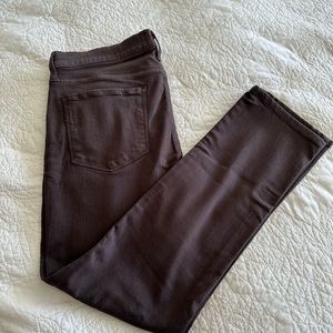 Paige brown stretch jeans “Lennox”-size 33